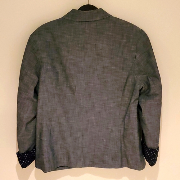 Blue/Gray Gap Factor Blazer - Picture 6 of 6